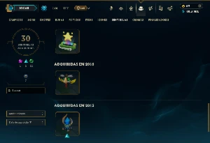 Conta ESMERALDA da season 2 com TODOS os champs e 245 skins - League of Legends LOL
