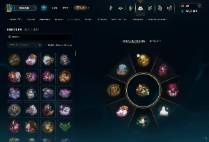 Conta ESMERALDA da season 2 com TODOS os champs e 245 skins - League of Legends LOL