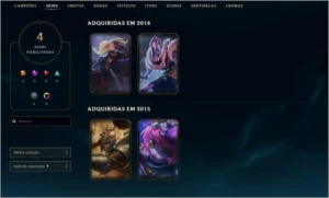 Conta Since 2015 - League of Legends LOL