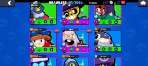 Conta Brawl Stars muito boa para upar!