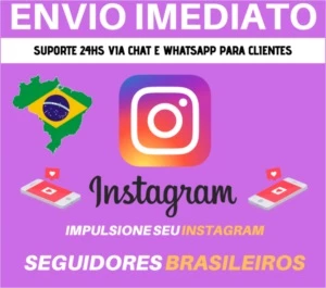 Seguidores Instagram, Brasileiros, Mistos e reais! - Redes Sociais