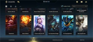 WILD RIFT GUARDIÃO 56 SKINS; TODOS OS DADOS DE CRIAÇÃO+EMAIL - League of Legends: Wild Rift LOL WR