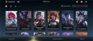 WILD RIFT GUARDIÃO 56 SKINS; TODOS OS DADOS DE CRIAÇÃO+EMAIL - League of Legends: Wild Rift LOL WR