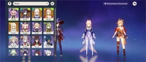 Kokomi+Yoimiya+Agitação Trovejante - Genshin Impact