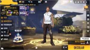 Conta com 57 salas personalizadas FREE FIRE