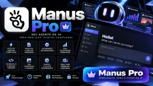 Manus Pro | 5.000 Créditos | 1 Mês | Conta Pronta - Inteligência Artificial