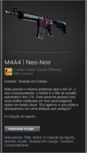 Inventário de csgo com + de R$ 1600 em skins - Counter Strike