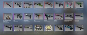 Inventário de csgo com + de R$ 1600 em skins - Counter Strike