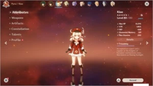Conta Genshin Impact 5 ótimos 5 estrelas AR 49