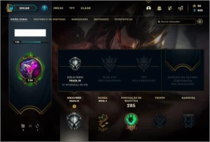 Conta prata 3 com 73 champs e 56 skins - League of Legends LOL