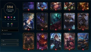 Conta 394 skins 5 ultimate 6 prestígio 6 vitóriosas - League of Legends LOL