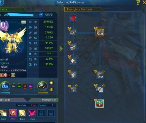 Conta La Omega X7sm - Digimon Masters Online DMO