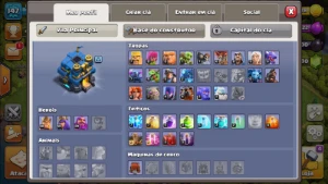 conta clash of clans cv11 barato