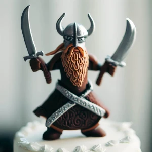 Arquivo de corte topo de bolo Viking