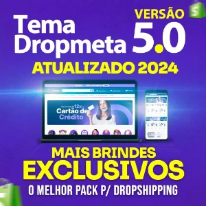 Tema Dropmeta 5.0 Versão Atualizada 2024 Shopify - Outros