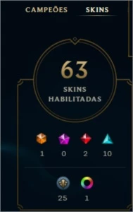 Conta League Of Legends - Platina LOL