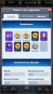 CONTA CLASH ROYALE NÍVEL 13 COM MUITA CARTA FULL