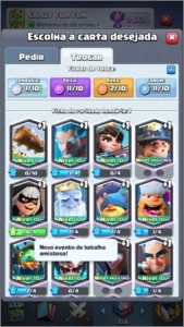 CONTA CLASH ROYALE NÍVEL 13 COM MUITA CARTA FULL