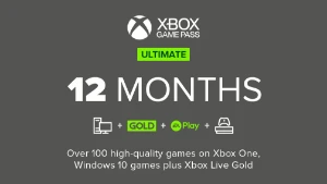 Xbox Game Pass 12 Meses + 30 Dias Grátis ( Chave 25 Digitos) - Gift Cards