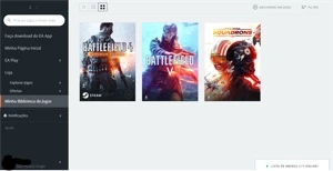 CONTA ORIGIN COM BF5 E STAR WARS SQUADRONS