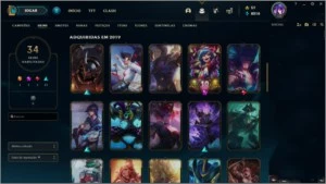 Conta League of Legends Com Skins Gold 1 e Passe TFT ativo. LOL