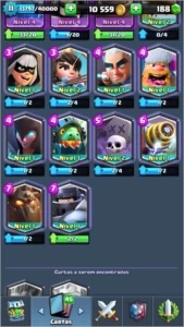 Conta Clash Royale Lv 11 Arena Lendária