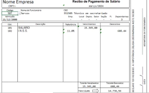 Modelo de Holerite / Contracheque / Planilha de Folha de Pag - Outros