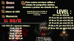 Services Diablo Iv | Temporada Dos Malignos ™