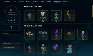 Conta ex diamante - 83 Skins - League of Legends LOL