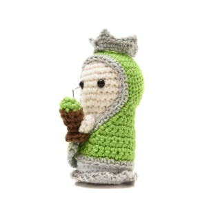 Mini Nossa Senhora do Chimarrão em amigurumi - Artesanato e Personalizados