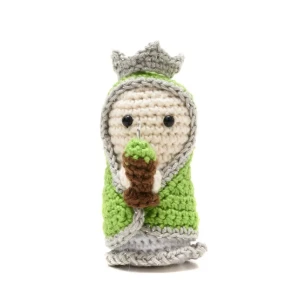 Mini Nossa Senhora do Chimarrão em amigurumi - Artesanato e Personalizados