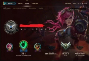 Conta prata V, 94 champions 14 skins Runa/Talentos - League of Legends LOL