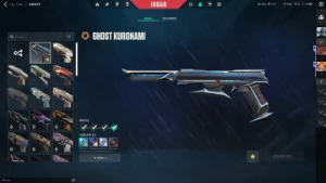 Conta com pacote kuronami várias skins chaveiro raro champ21 - Valorant