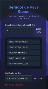 Método Key steam aleatória - Outros