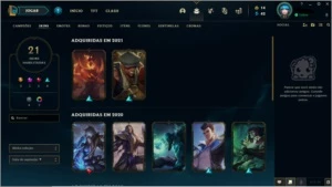 Conta LOL Diamante 3 - League of Legends
