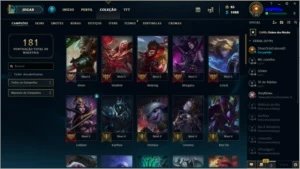 Conta lol lvl 58 15 skins Season 3 (Ezreal pulsefire) - League of Legends