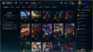 Conta lol lvl 58 15 skins Season 3 (Ezreal pulsefire) - League of Legends