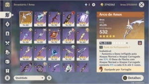 Conta do Genshin impact  AR55 -América