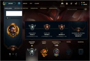 Conta prata 2 com 75 champs e 70 skins + 1 Prestigio - League of Legends LOL