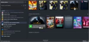 STEAM COM VARIOS JOGOS + CONTA NA GC LEVEL 15