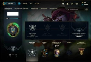 Conta prata 4 com 94 champs, 91 skins ( MAIN ADC ) - League of Legends LOL
