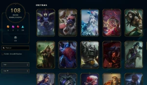 CONTA LOL - LVL 134 - 103 Champions - 108Skins - FULL ACESSO - League of Legends