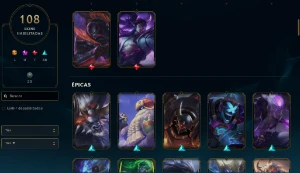 CONTA LOL - LVL 134 - 103 Champions - 108Skins - FULL ACESSO - League of Legends