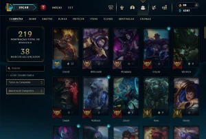 CONTA LOL - LVL 134 - 103 Champions - 108Skins - FULL ACESSO - League of Legends