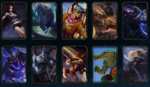 Conta League of Legends Full Acesso - 72 Champs e 47 Skins LOL