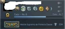 Conta Steam/ CS:GO Supreme 2 medalhas/Mais alguns jogos...