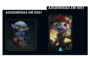 Conta ouro 4 com 2510 rp - League of Legends LOL