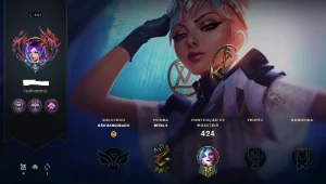 Conta Lol Lv447 C/ Todos Os Campeões E 278 Skins E Cromas - League of Legends