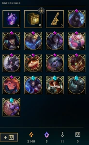 Conta Lol Lv447 C/ Todos Os Campeões E 278 Skins E Cromas - League of Legends