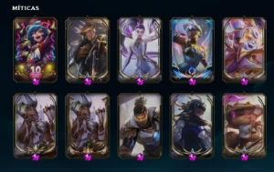 Conta com 598 skins no lol + Essência pra troca de nick - League of Legends